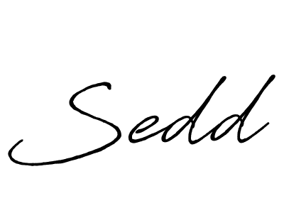 Design your own signature with our free online signature maker. With this signature software, you can create a handwritten (Antro_Vectra_Bolder) signature for name Sedd. Sedd signature style 7 images and pictures png