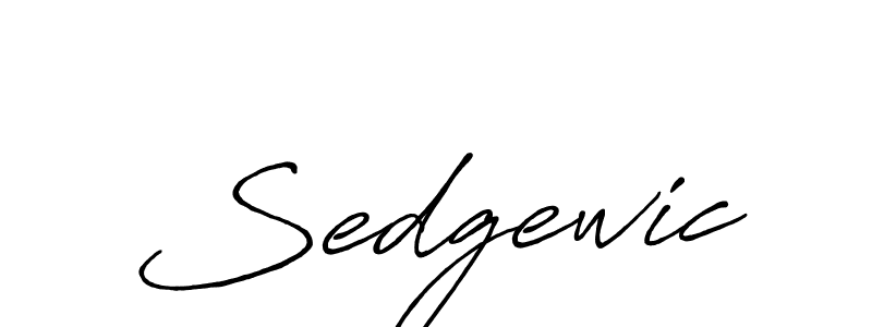 Use a signature maker to create a handwritten signature online. With this signature software, you can design (Antro_Vectra_Bolder) your own signature for name Sedgewic. Sedgewic signature style 7 images and pictures png