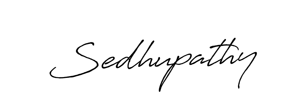 How to make Sedhupathy signature? Antro_Vectra_Bolder is a professional autograph style. Create handwritten signature for Sedhupathy name. Sedhupathy signature style 7 images and pictures png