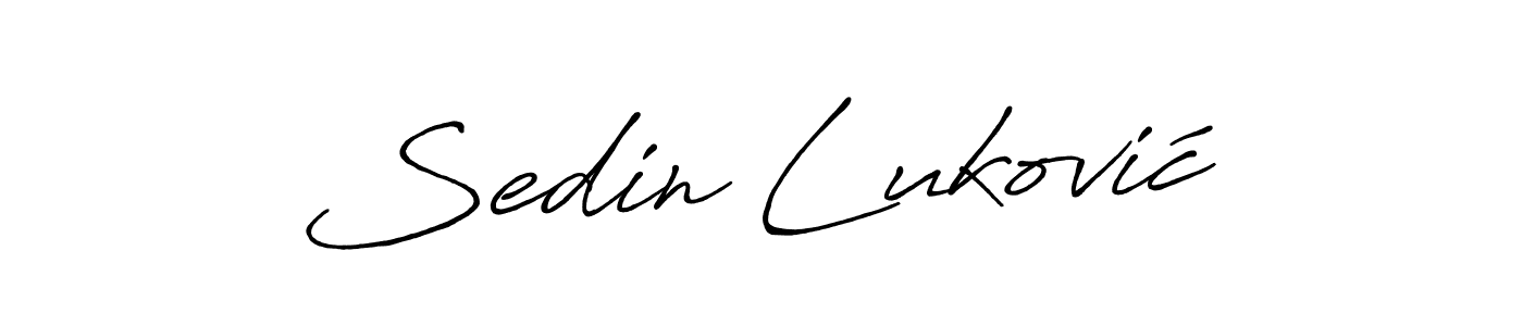 if you are searching for the best signature style for your name Sedin Luković. so please give up your signature search. here we have designed multiple signature styles  using Antro_Vectra_Bolder. Sedin Luković signature style 7 images and pictures png