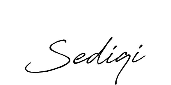 Also we have Sediqi name is the best signature style. Create professional handwritten signature collection using Antro_Vectra_Bolder autograph style. Sediqi signature style 7 images and pictures png