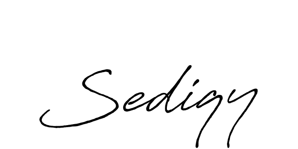 It looks lik you need a new signature style for name Sediqy. Design unique handwritten (Antro_Vectra_Bolder) signature with our free signature maker in just a few clicks. Sediqy signature style 7 images and pictures png