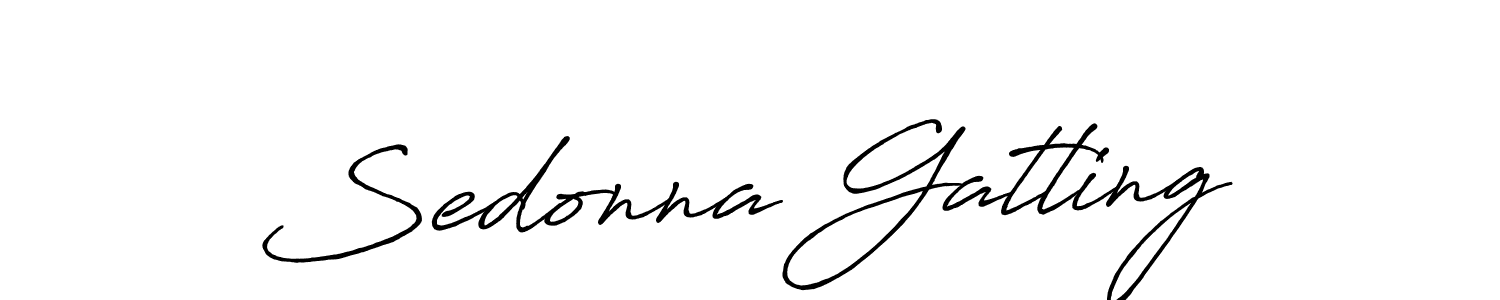 How to make Sedonna Gatling signature? Antro_Vectra_Bolder is a professional autograph style. Create handwritten signature for Sedonna Gatling name. Sedonna Gatling signature style 7 images and pictures png