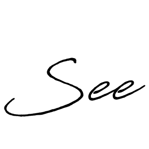 Best and Professional Signature Style for See. Antro_Vectra_Bolder Best Signature Style Collection. See signature style 7 images and pictures png