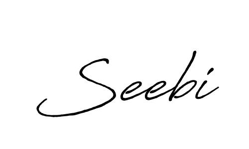 Similarly Antro_Vectra_Bolder is the best handwritten signature design. Signature creator online .You can use it as an online autograph creator for name Seebi. Seebi signature style 7 images and pictures png