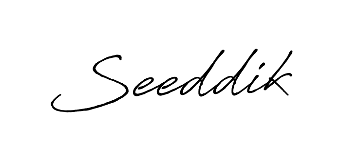 The best way (Antro_Vectra_Bolder) to make a short signature is to pick only two or three words in your name. The name Seeddik include a total of six letters. For converting this name. Seeddik signature style 7 images and pictures png