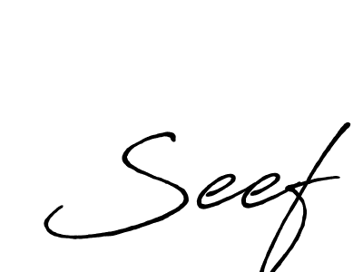 Best and Professional Signature Style for Seef. Antro_Vectra_Bolder Best Signature Style Collection. Seef signature style 7 images and pictures png