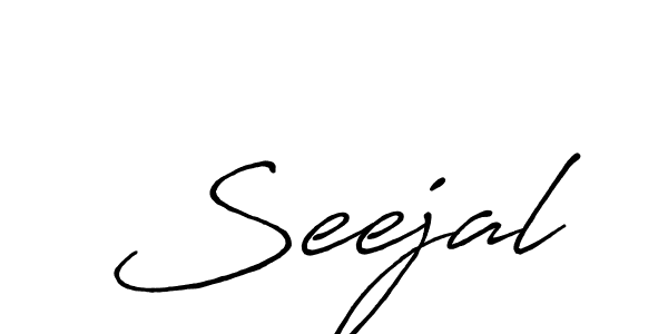How to make Seejal signature? Antro_Vectra_Bolder is a professional autograph style. Create handwritten signature for Seejal name. Seejal signature style 7 images and pictures png