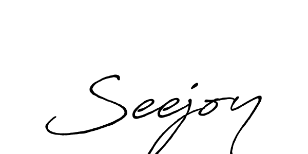 It looks lik you need a new signature style for name Seejoy. Design unique handwritten (Antro_Vectra_Bolder) signature with our free signature maker in just a few clicks. Seejoy signature style 7 images and pictures png
