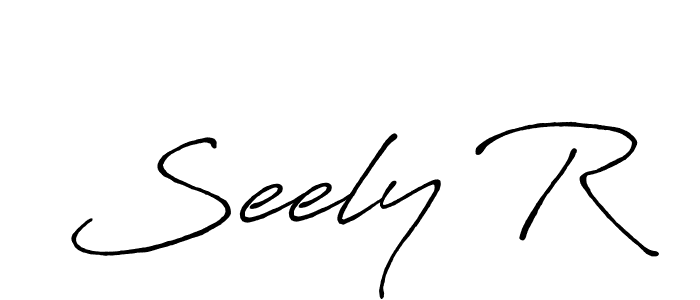 Also You can easily find your signature by using the search form. We will create Seely R name handwritten signature images for you free of cost using Antro_Vectra_Bolder sign style. Seely R signature style 7 images and pictures png