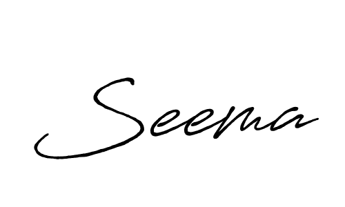 Also we have Seema name is the best signature style. Create professional handwritten signature collection using Antro_Vectra_Bolder autograph style. Seema signature style 7 images and pictures png