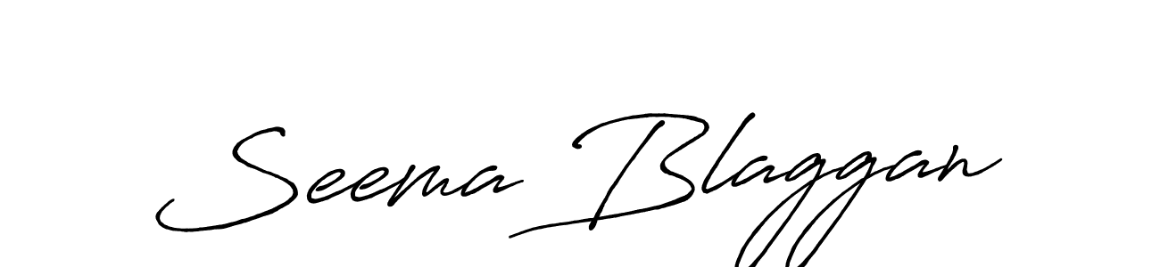 The best way (Antro_Vectra_Bolder) to make a short signature is to pick only two or three words in your name. The name Seema Blaggan include a total of six letters. For converting this name. Seema Blaggan signature style 7 images and pictures png