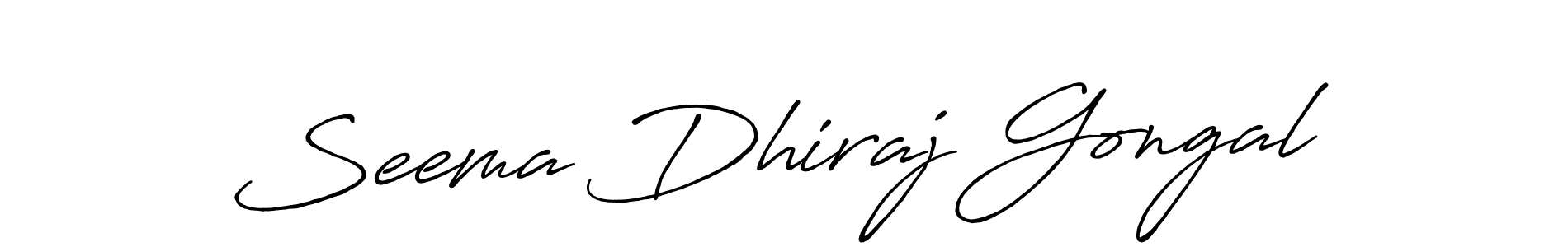 Once you've used our free online signature maker to create your best signature Antro_Vectra_Bolder style, it's time to enjoy all of the benefits that Seema Dhiraj Gongal name signing documents. Seema Dhiraj Gongal signature style 7 images and pictures png