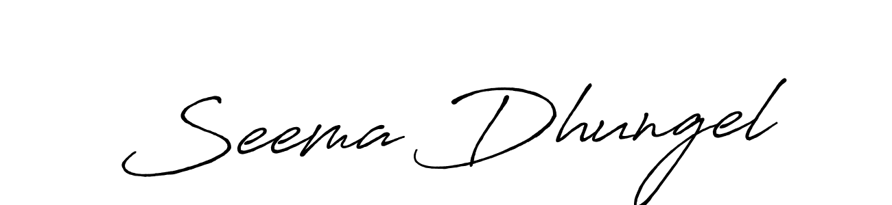 Check out images of Autograph of Seema Dhungel name. Actor Seema Dhungel Signature Style. Antro_Vectra_Bolder is a professional sign style online. Seema Dhungel signature style 7 images and pictures png