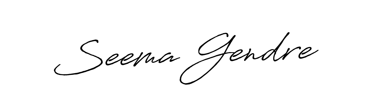 Best and Professional Signature Style for Seema Gendre. Antro_Vectra_Bolder Best Signature Style Collection. Seema Gendre signature style 7 images and pictures png