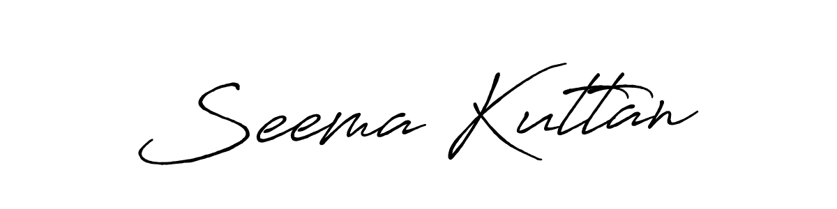 Make a short Seema Kuttan signature style. Manage your documents anywhere anytime using Antro_Vectra_Bolder. Create and add eSignatures, submit forms, share and send files easily. Seema Kuttan signature style 7 images and pictures png