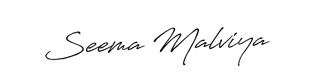 Best and Professional Signature Style for Seema Malviya. Antro_Vectra_Bolder Best Signature Style Collection. Seema Malviya signature style 7 images and pictures png