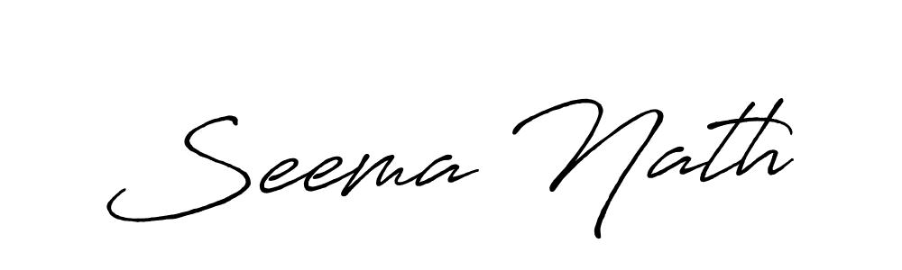 Once you've used our free online signature maker to create your best signature Antro_Vectra_Bolder style, it's time to enjoy all of the benefits that Seema Nath name signing documents. Seema Nath signature style 7 images and pictures png