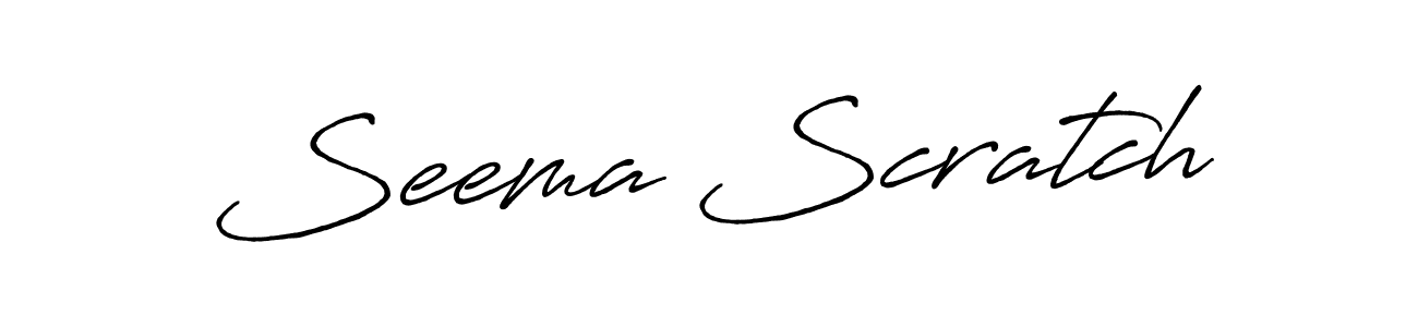 Once you've used our free online signature maker to create your best signature Antro_Vectra_Bolder style, it's time to enjoy all of the benefits that Seema Scratch name signing documents. Seema Scratch signature style 7 images and pictures png