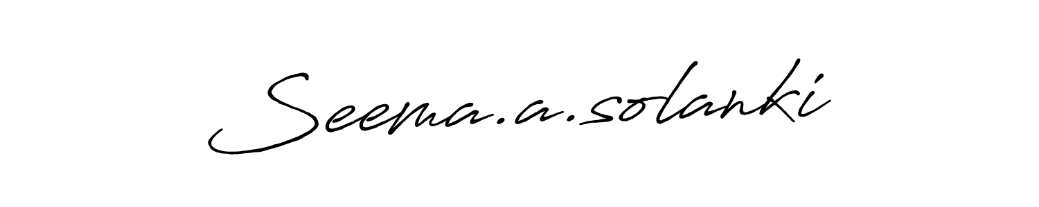 Also You can easily find your signature by using the search form. We will create Seema.a.solanki name handwritten signature images for you free of cost using Antro_Vectra_Bolder sign style. Seema.a.solanki signature style 7 images and pictures png
