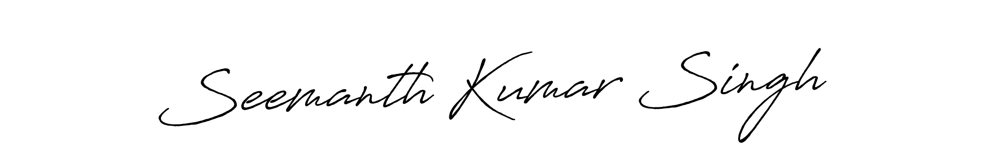 This is the best signature style for the Seemanth Kumar Singh name. Also you like these signature font (Antro_Vectra_Bolder). Mix name signature. Seemanth Kumar Singh signature style 7 images and pictures png