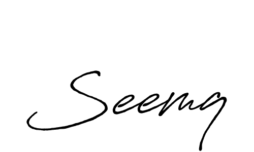 How to Draw Seemq signature style? Antro_Vectra_Bolder is a latest design signature styles for name Seemq. Seemq signature style 7 images and pictures png