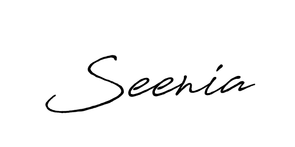 Once you've used our free online signature maker to create your best signature Antro_Vectra_Bolder style, it's time to enjoy all of the benefits that Seenia name signing documents. Seenia signature style 7 images and pictures png