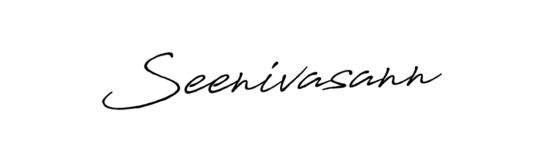 Make a beautiful signature design for name Seenivasann. Use this online signature maker to create a handwritten signature for free. Seenivasann signature style 7 images and pictures png
