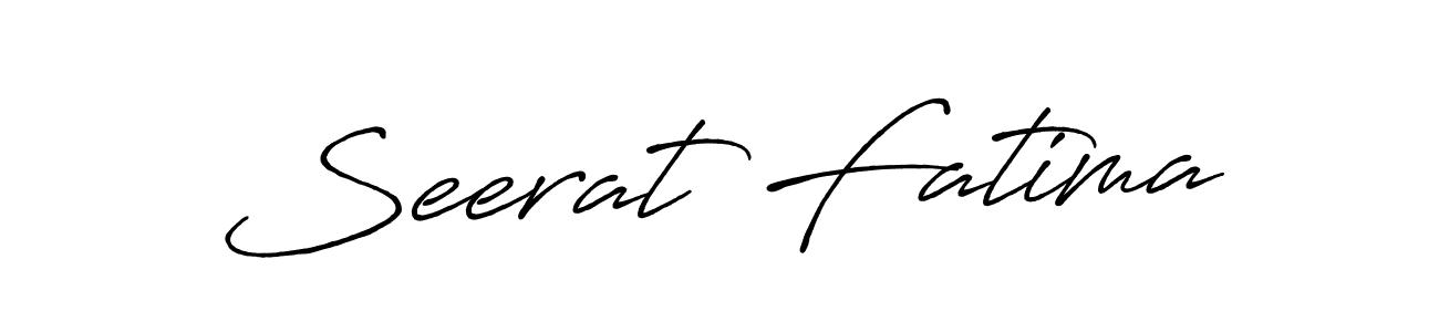 Seerat Fatima stylish signature style. Best Handwritten Sign (Antro_Vectra_Bolder) for my name. Handwritten Signature Collection Ideas for my name Seerat Fatima. Seerat Fatima signature style 7 images and pictures png