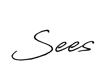 Also You can easily find your signature by using the search form. We will create Sees name handwritten signature images for you free of cost using Antro_Vectra_Bolder sign style. Sees signature style 7 images and pictures png