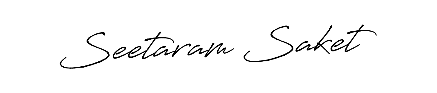 You should practise on your own different ways (Antro_Vectra_Bolder) to write your name (Seetaram Saket) in signature. don't let someone else do it for you. Seetaram Saket signature style 7 images and pictures png