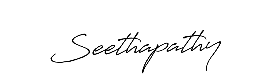 How to make Seethapathy name signature. Use Antro_Vectra_Bolder style for creating short signs online. This is the latest handwritten sign. Seethapathy signature style 7 images and pictures png