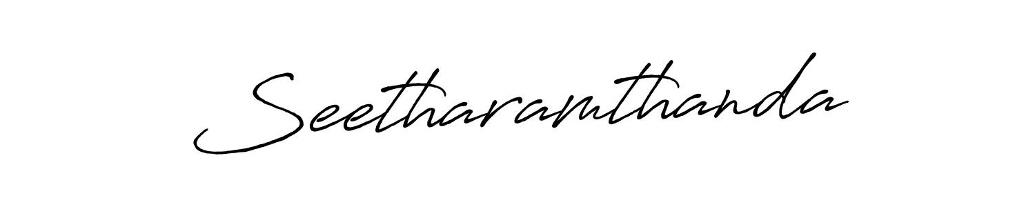 How to make Seetharamthanda name signature. Use Antro_Vectra_Bolder style for creating short signs online. This is the latest handwritten sign. Seetharamthanda signature style 7 images and pictures png