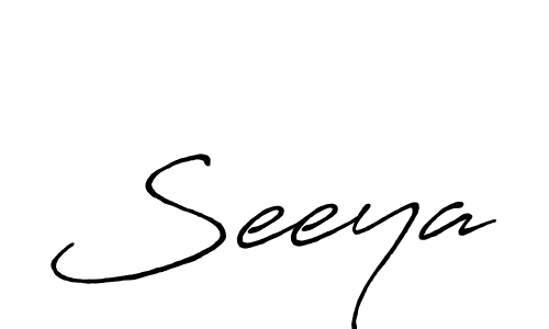 It looks lik you need a new signature style for name Seeya. Design unique handwritten (Antro_Vectra_Bolder) signature with our free signature maker in just a few clicks. Seeya signature style 7 images and pictures png