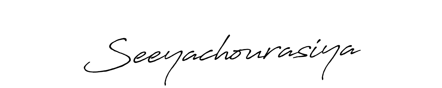 The best way (Antro_Vectra_Bolder) to make a short signature is to pick only two or three words in your name. The name Seeyachourasiya include a total of six letters. For converting this name. Seeyachourasiya signature style 7 images and pictures png