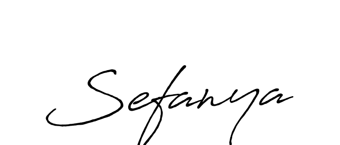 Similarly Antro_Vectra_Bolder is the best handwritten signature design. Signature creator online .You can use it as an online autograph creator for name Sefanya. Sefanya signature style 7 images and pictures png
