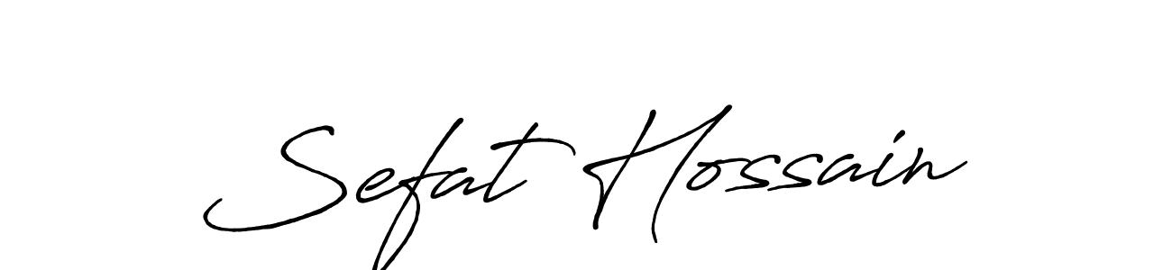 The best way (Antro_Vectra_Bolder) to make a short signature is to pick only two or three words in your name. The name Sefat Hossain include a total of six letters. For converting this name. Sefat Hossain signature style 7 images and pictures png