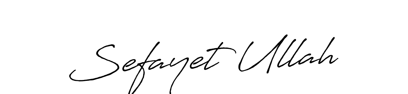 Make a beautiful signature design for name Sefayet Ullah. Use this online signature maker to create a handwritten signature for free. Sefayet Ullah signature style 7 images and pictures png