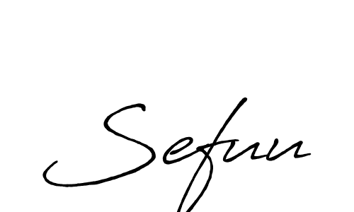 Sefuu stylish signature style. Best Handwritten Sign (Antro_Vectra_Bolder) for my name. Handwritten Signature Collection Ideas for my name Sefuu. Sefuu signature style 7 images and pictures png