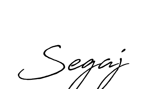 Create a beautiful signature design for name Segaj. With this signature (Antro_Vectra_Bolder) fonts, you can make a handwritten signature for free. Segaj signature style 7 images and pictures png