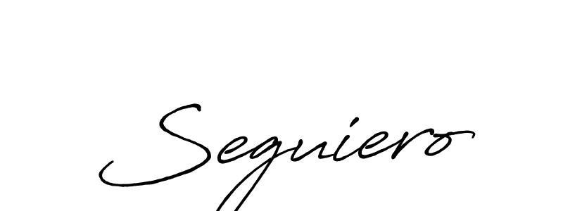 Seguiero stylish signature style. Best Handwritten Sign (Antro_Vectra_Bolder) for my name. Handwritten Signature Collection Ideas for my name Seguiero. Seguiero signature style 7 images and pictures png