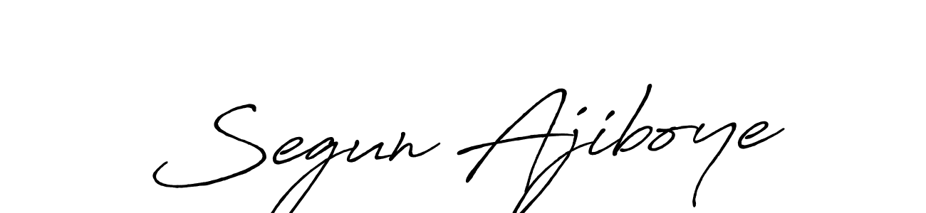 Once you've used our free online signature maker to create your best signature Antro_Vectra_Bolder style, it's time to enjoy all of the benefits that Segun Ajiboye name signing documents. Segun Ajiboye signature style 7 images and pictures png