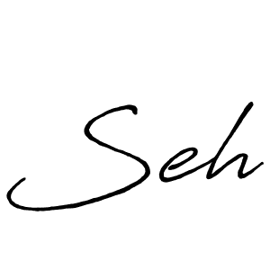 You should practise on your own different ways (Antro_Vectra_Bolder) to write your name (Seh) in signature. don't let someone else do it for you. Seh signature style 7 images and pictures png