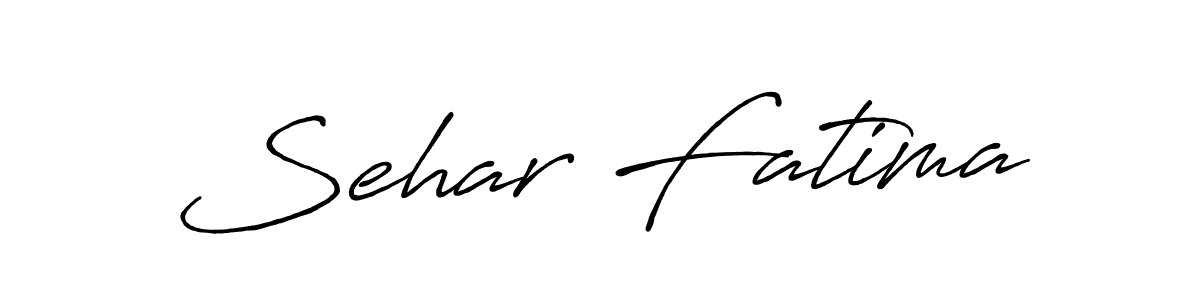 Use a signature maker to create a handwritten signature online. With this signature software, you can design (Antro_Vectra_Bolder) your own signature for name Sehar Fatima. Sehar Fatima signature style 7 images and pictures png