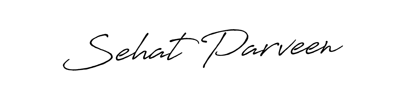 Make a beautiful signature design for name Sehat Parveen. Use this online signature maker to create a handwritten signature for free. Sehat Parveen signature style 7 images and pictures png