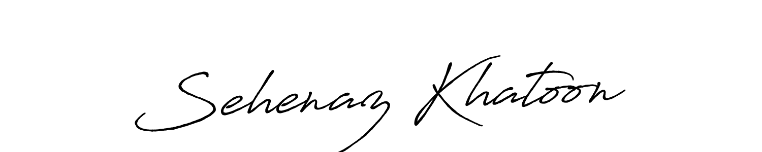 Use a signature maker to create a handwritten signature online. With this signature software, you can design (Antro_Vectra_Bolder) your own signature for name Sehenaz Khatoon. Sehenaz Khatoon signature style 7 images and pictures png