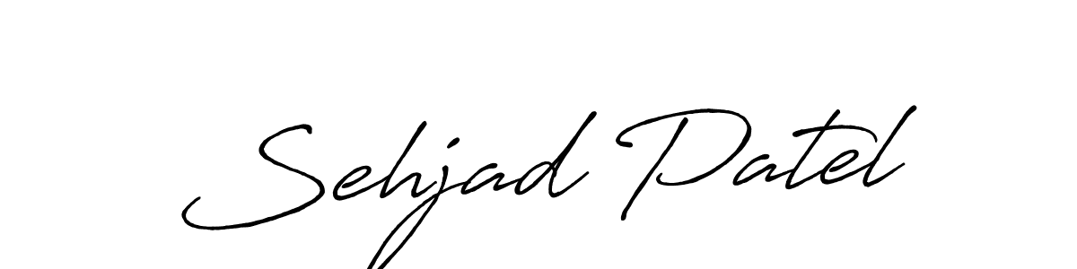 Make a beautiful signature design for name Sehjad Patel. Use this online signature maker to create a handwritten signature for free. Sehjad Patel signature style 7 images and pictures png