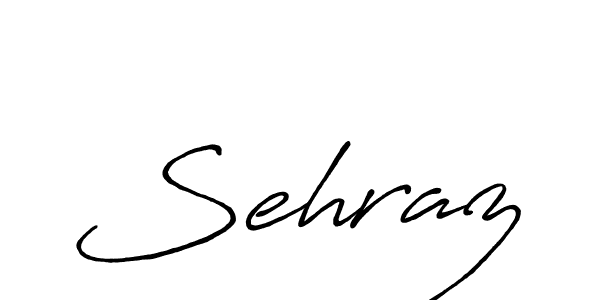 How to make Sehraz name signature. Use Antro_Vectra_Bolder style for creating short signs online. This is the latest handwritten sign. Sehraz signature style 7 images and pictures png