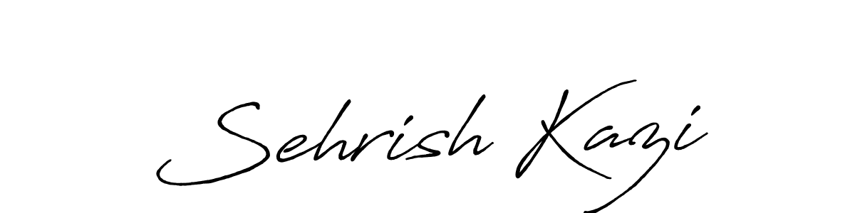 Once you've used our free online signature maker to create your best signature Antro_Vectra_Bolder style, it's time to enjoy all of the benefits that Sehrish Kazi name signing documents. Sehrish Kazi signature style 7 images and pictures png