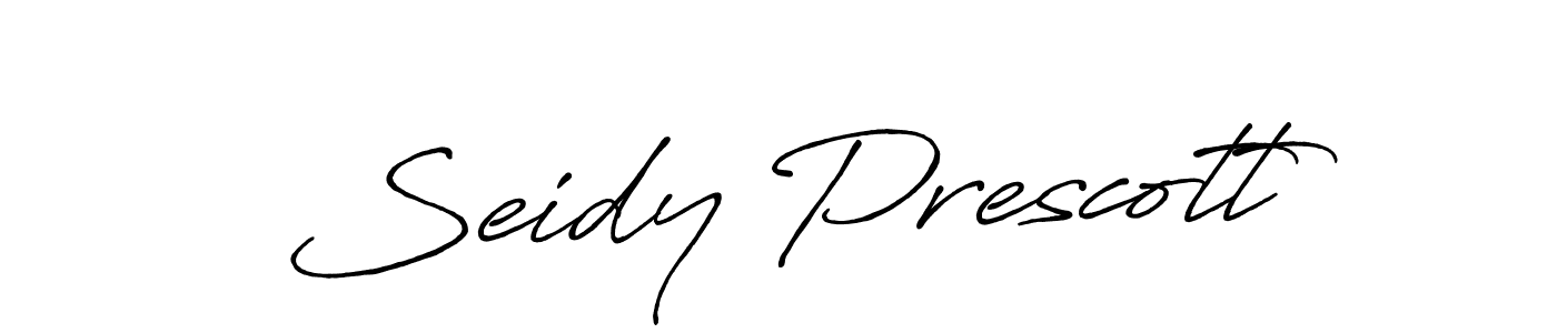 How to make Seidy Prescott signature? Antro_Vectra_Bolder is a professional autograph style. Create handwritten signature for Seidy Prescott name. Seidy Prescott signature style 7 images and pictures png